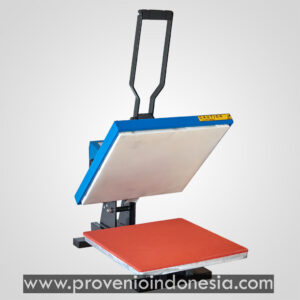 Mesin Heat Press Kaos Machine 38x38 Perlengkapan Peralatan Sablon Plastisol Digital Polyflex Provenio Indonesia