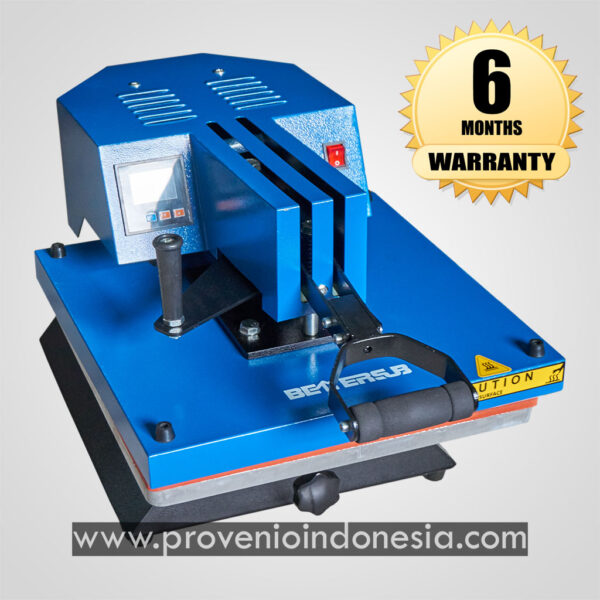 Mesin Heat Press Kaos Swing Machine 38x38 Perlengkapan Peralatan Sablon Plastisol Digital Polyflex Provenio Indonesia